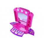 Kozmetická sada so zrkadlom - ružová